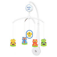 Мобиль для кроватки Зверюшки Baby Mix SK/21300 механический , World-of-Toys