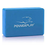 Блок для йоги PowerPlay PP_4006_Yoga_Brick Синий, World-of-Toys