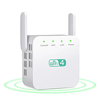 Усилитель Wifi сигнала (ретранслятор) 2.4 ГГц 300 Мбит/с Белый (US версия)