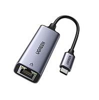 Внешняя сетевая карта / Сетевой адаптер USB type C Ugreen CM209 Gigabit Ethernet LAN RJ45 (50737)