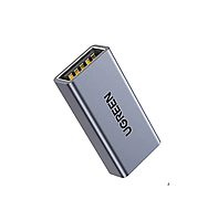 Соединитель Ugreen US381 USB 3.0 Female to USB 3.0 Female Adapter адаптер - переходник прямой Серый (20119)