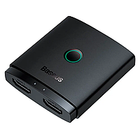 HDMI сплиттер коммутатор на 2 порта Baseus AirJoy Series 2-in-1 HDMI Switch 4K 60 Гц