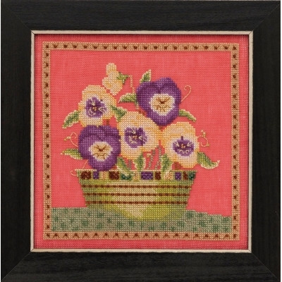 Набор для вышивки Pansies/ Фиалки Mill Hill DM301911, фото 1