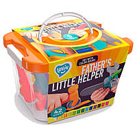 Набор теста для лепки "Father's Little Helper" ТМ Lovin 41147, 42 цвета в боксе, World-of-Toys