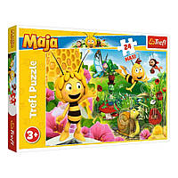 Пазли -"Бджілка Мая" Trefl 14297, MAXI 24 елемента, World-of-Toys