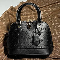 Louis Vuitton Alma Total Black 25 х 19 х 12 см женские сумочки и клатчи хорошее качество