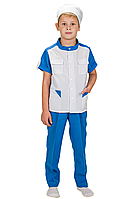 Карнавальный костюм Врач №2 (синий) для мальчика