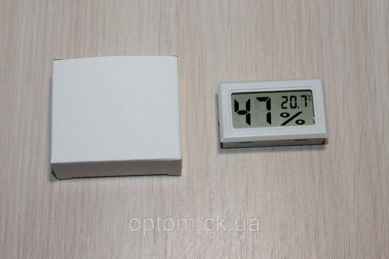 Термометр-Гігрометр електронний FY-11 (з датчиком вологості) Box White