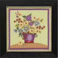 Набір для вишивки Floral Bouquet / Квітковий букет Mill Hill DM301914