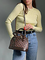 Louis Vuitton Alma Brown 25 х 19 х 12 см женские сумочки и клатчи хорошее качество