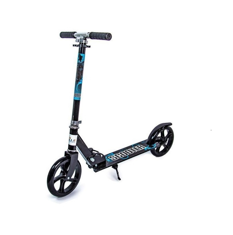 Самокат Scale Sports Scooter City 460 (USA) Чорний + Дзвінок, LED-ліхтарик