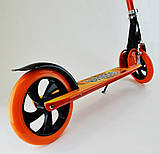 Самокат Scale Sports Scooter City 460 (USA) Оранжевий + Дзвінок, LED-ліхтарик, фото 4