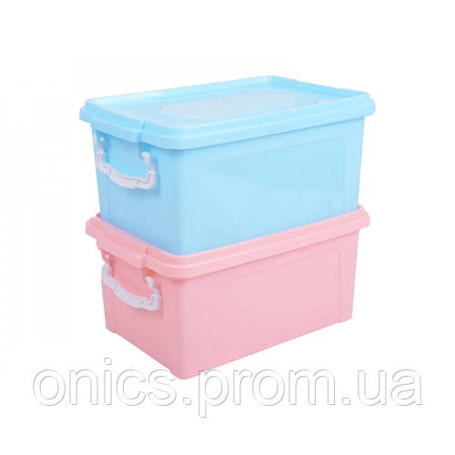 Контейнер прямоугольный пищевой с крышкой StarsPlast Колор 94176 1.25 л ...