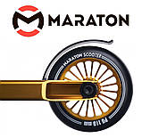 Трюковий самокат Maraton PowerSlide Золотий (HIC, PEG) + LED-ліхтарик, фото 11