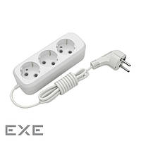 Сетевой удлинитель Electrum C-ES-1791 2.0m, 3 роз, white