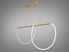 Дизайнерська світлодіодна люстра для кухні, бронза, 32W SY9752-L1200GAB