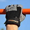Рукавички для фітнесу MadMax MFG-871 Damasteel Grey/Black S, фото 5