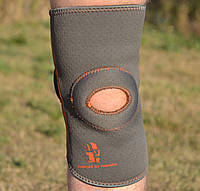 Наколінник MadMax MFA-297 Knee Support with Patella Stabilizer Dark Grey/Orange XL