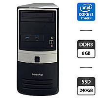 Компьютер Bluechip MT/ Core i3-6100/ 8 GB RAM/ 240 GB SSD/ HD Graphics 530 / DVD-ROM