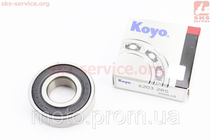 Подшипник 6203 2RS (17х40х12) "Минск" каретки (411381) (ID#1412125678 ...