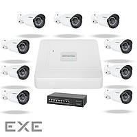 Комплект видеонаблюдения на 9 камер GV-IP-K-W73/09 3MP