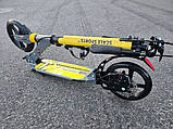 Самокат Scale Sports Elite Plus (ss-04) Жовто-Сірий 2023, фото 11