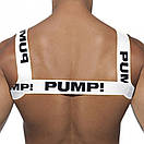 Портупея для чоловіків від бренду Pump білого кольору, фото 3