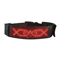 Нашийник для собак і котів з LED екраном Bluetooth Pet LED Collar, зображення з анімацією або рядком, що біжить, фото 2