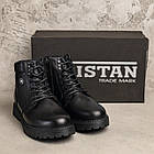 Чоловічі шкіряні зимові черевики Kristan Black, фото 7