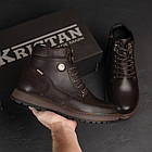 Чоловічі шкіряні зимові черевики Kristan Brown, фото 6