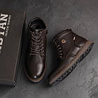 Чоловічі шкіряні зимові черевики Kristan Brown, фото 5