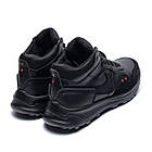 Чоловічі зимові шкіряні кросівки Nike Venture Runner Black, фото 4