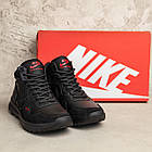 Чоловічі зимові шкіряні кросівки Nike Venture Runner Black, фото 8