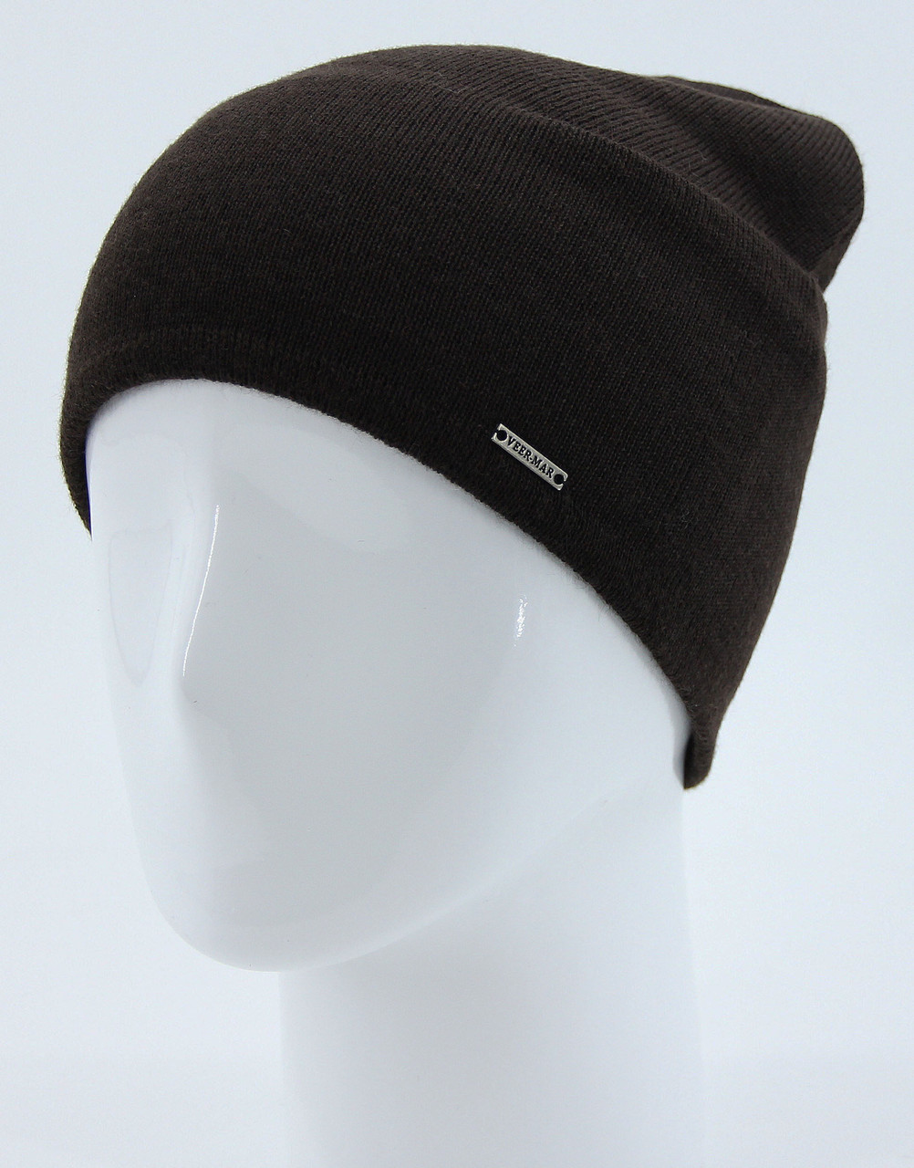 Шапка чоловіча зимова вовняна M&JJ RELAX 57-58 см Коричневий 3400, фото 1