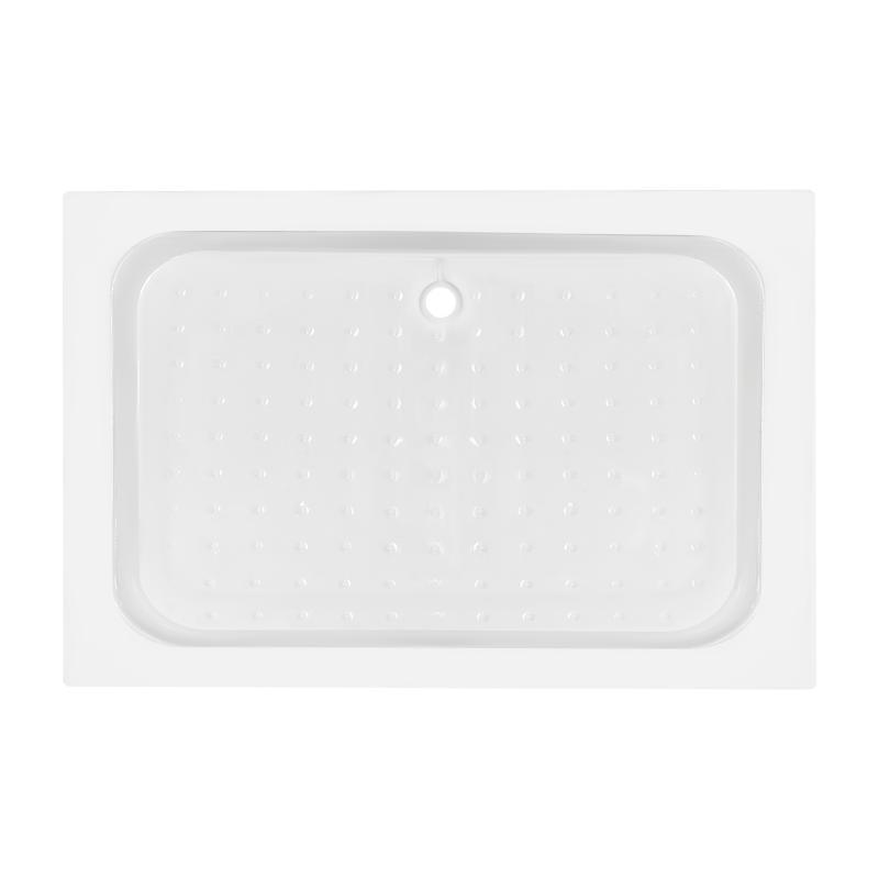 Душовий піддон KAPIELKA ST120x80х14 низький, прямокутний, діаметр зливу 52 мм Lidz, фото 1
