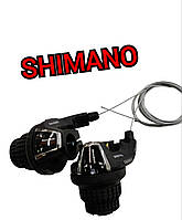 Переключатели скоростей SHIMANO (ревошифт) вело 7/3 скоростей