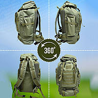 Тактический рюкзак на 70л больший армейский баул, походная сумка / KA-354 Военный рюкзак