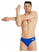 Плавки-слипы Arena TEAM SWIM BRIEFS SOLID голубой Чел 90