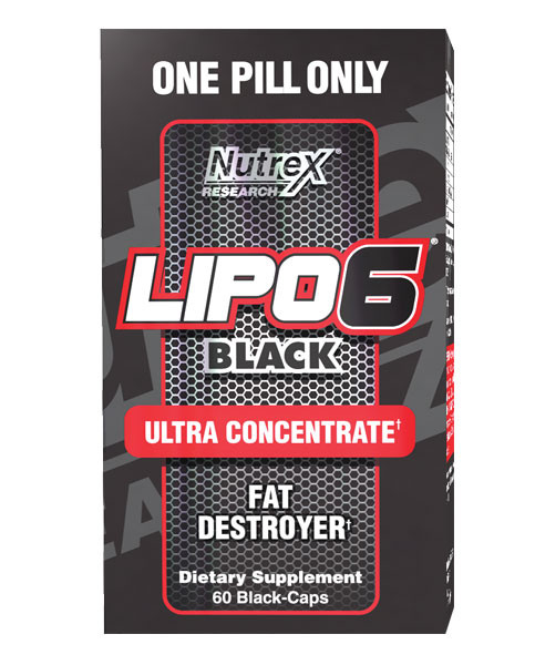 Lipo-6 Black Ultra Concentrate Nutrex 60 Black-Caps 