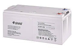 Акумуляторна батарея Shoto 6CNF, 12V, 200Ah, Gel-Carbon