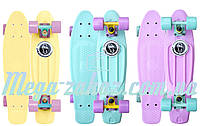 Скейтборд/скейт пенни борд (Penny Board) пенни Pastels Siries "Пастельные оттенки" : 3 цвета, Fishskateboards