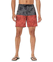 Шорты для плавания Vans Halfsies 18" Boardshorts Chili Oil/Black Доставка від 14 днів - Оригинал