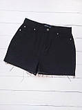 Шорти жіночі джинсові класичні Boohoo Чорні, фото 5