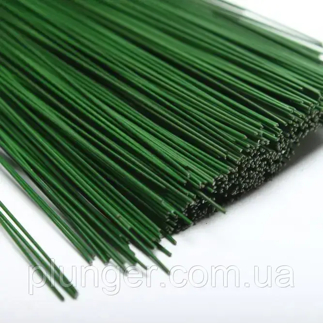Флористична дріт зелена №24, 0,55мм (ціна за 1 шт), фото 1