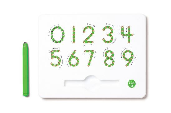 Kid O — Магнітна дошка для вивчення цифр від 0 до 9 Зелена