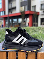 Кросівки жіночі зимові 8 пар у ящику чорного кольору 36-41, фото 4