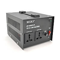 Перетворювач напруги MSKJ ST-800VA (500 W) Трансформаторний Input 220 V/Output 110V, + 2 універсальні