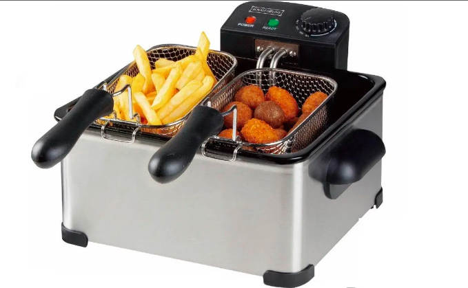 Фритюрниця на 3 кошики Royalty Line DF4902 4.5л. 2000 ват