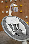 Колисальний центр дитячий El Camino ME 1073 COCOON з Bluetooth сіре Дитяче крісло-гойдалка 0-12 місяців, фото 8