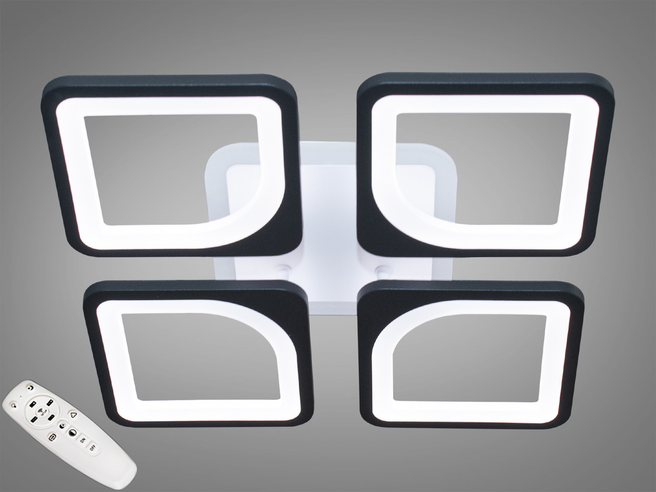 Люстри світлодіодні Diasha S8060/4BK LED 3color dimmer, фото 1